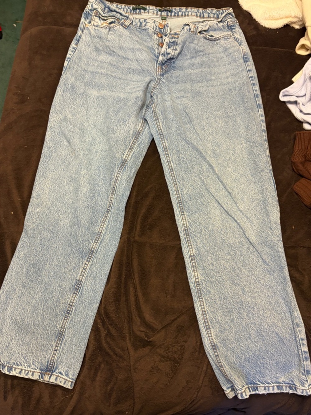 wild fable High-Rise Straight Leg Jeans - Light Blue